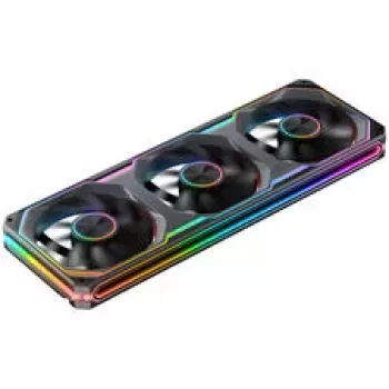 Jonsbo XA-360 360mm All-in-One vedelikjahuti CPU-le, PWM, ARGB, must