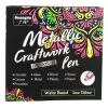 LEAN Metallsed nailonist dekoratiivsed värvilised markerid 12 tk