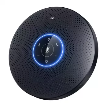 EMEET OfficeCore M2 Max konverentsikõlar - 8-mikrofoniga massiiv, 360° vastuvõtt, USB-C/Bluetooth 5.0, 24h aku, daisy chain