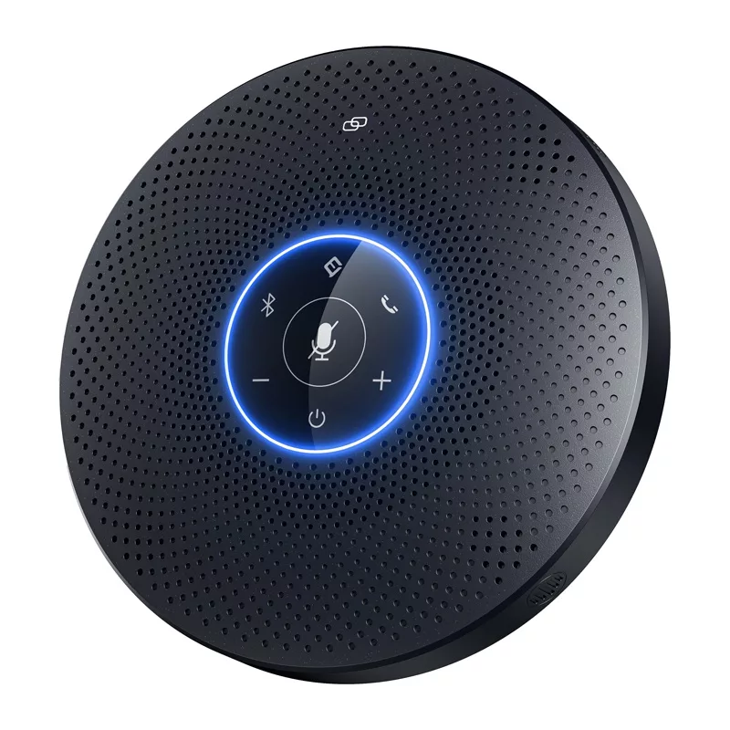 EMEET OfficeCore M2 Max konverentsikõlar - 8-mikrofoniga massiiv, 360° vastuvõtt, USB-C/Bluetooth 5.0, 24h aku, daisy chain