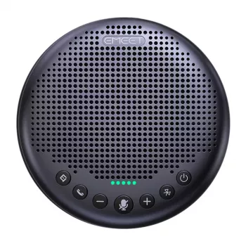 EMEET OfficeCore Luna Plus Kit konverentsisüsteem - kahe kõnevaljaga komplekt ahelühendusega, 360° ümbersuunalise mikrofoniga, USB-C ja Bluetooth 5.0, mürasummutus, 15h aku