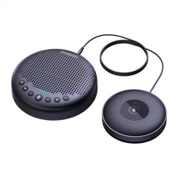EMEET OfficeCore Luna Plus Kit konverentsisüsteem - kahe kõnevaljaga komplekt ahelühendusega, 360° ümbersuunalise mikrofoniga, USB-C ja Bluetooth 5.0, mürasummutus, 15h aku