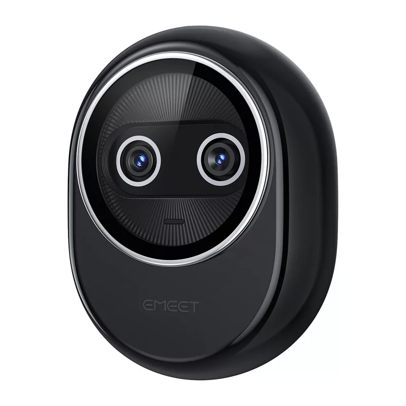 EMEET Piko+ Veebikaamera 4K UHD autofookuse, kahe mikrofoniga, privaatsuskaane ja USB-C-ga, must