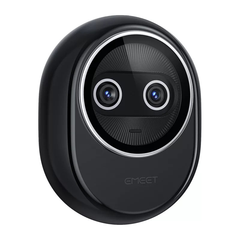 EMEET Piko+ Veebikaamera 4K UHD autofookuse, kahe mikrofoniga, privaatsuskaane ja USB-C-ga, must