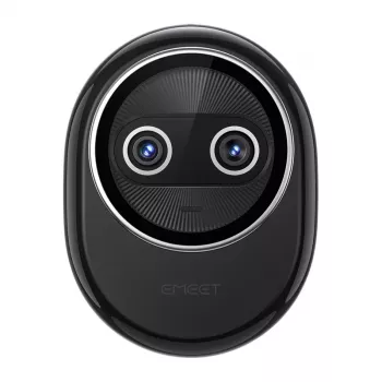EMEET Piko+ Veebikaamera 4K UHD autofookuse, kahe mikrofoniga, privaatsuskaane ja USB-C-ga, must