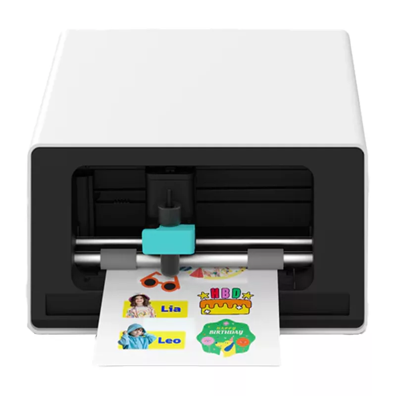 Liene Pix Cut 2-in-1 kaasaskantav fotoprinter – ZINK-tehnoloogia, Bluetooth 5.0, sisseehitatud lõikur, kleebiseprindid