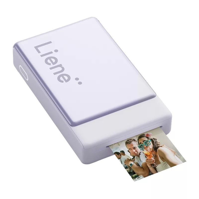 LIENE Pearl N200 Pro 2x3 Portable Photo Printer (Purple)