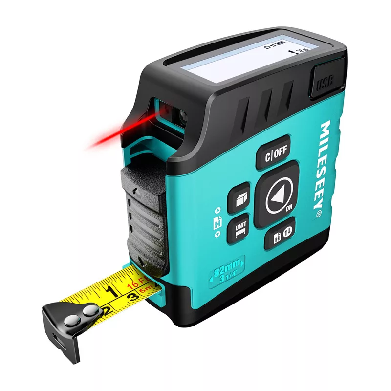 Mileseey DT20 Laser Distance Measurer with 40m Measuring Tape