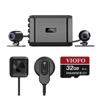 VIOFO MT-1 Mootorratta Sõidusalvesti 2CH 1080p 30fps Dual Sony STARVIS