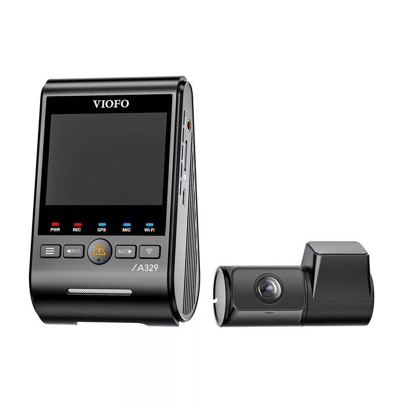 VIOFO A329S-2CH kahe kanaliga 4K+2K sõidukaamera GPS-i ja Wi-Fi-ga