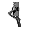 AOCHUAN XE Standard Gimbal (Must) - 3-teljeline nutitelefoni stabilisaator Bluetooth 5.0, 2600mAh aku, kokkupandav disain