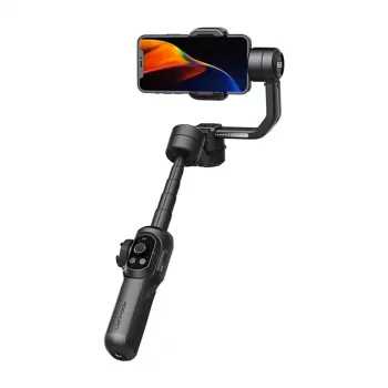 AOCHUAN S2 Nutitelefoni Gimbal Stabilisaator 3-teljeline Must