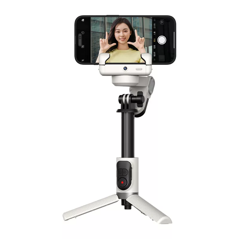 AOCHUAN M1 Pro Gimbal koos RGB-valgustusega (valge)