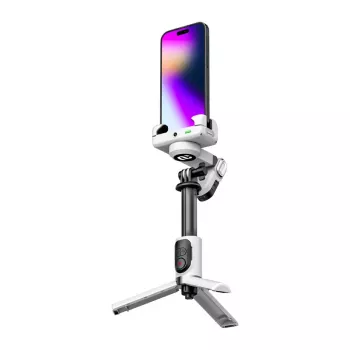 AOCHUAN M1 Pro Gimbal koos RGB-valgustusega (valge)