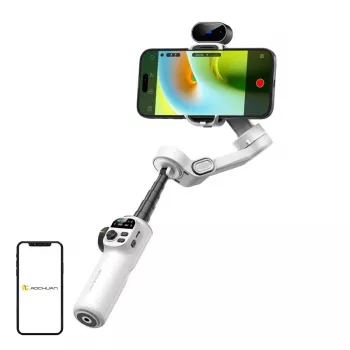 AOCHUAN X2 Gimbal AI-anduriga (Valge)