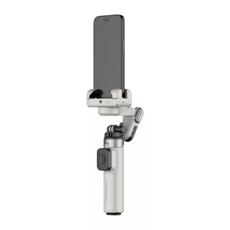AOCHUAN M3 Pro Mini Gimbal AI-anduriga (Valge)