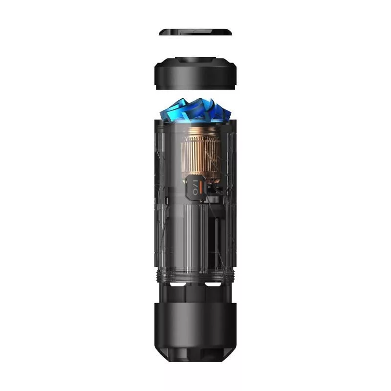 FLEXTAIL Zero Pump-B kaasaskantav õhupump koos telgivalgustiga, USB-C laetav, IPX4, 2.5 kPa, 180 L/min