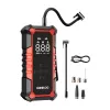 GOOLOO A6 Gear Õhukompressor - Digitaalne rehvitäitja 150 PSI, 6000mAh aku, LED-taskulamp, USB-C laadimine