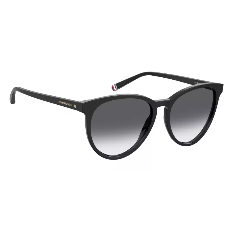 TOMMY HILFIGER Naiste Päikeseprillid TH1724S8079O - Must raam, Hall lääts, 56mm