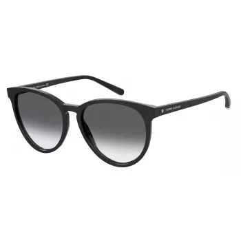 TOMMY HILFIGER Naiste Päikeseprillid TH1724S8079O - Must raam, Hall lääts, 56mm