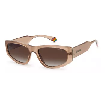POLAROID PLD6169S10A Unisex Päikeseprillid - Must Raam Hallid Läätsed 55mm