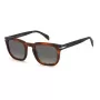 DAVID BECKHAM DB-7076-S-EX4 Päikeseprillid Meeste Ristkülikukujuline Atsetaatraam Hall Lääts 50/23/145 mm
