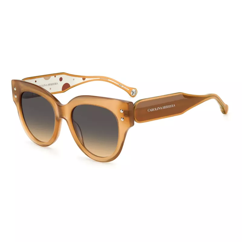 CAROLINA HERRERA CH-0008-S-FT4 Naiste päikeseprillid Havana/Pruun 52mm