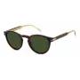DAVID BECKHAM DB-1111-S-086 Unisex Päikeseprillid Havana Kilpkonnatsetaatraamiga Hallid Polükarbonaat Läätsed 52mm