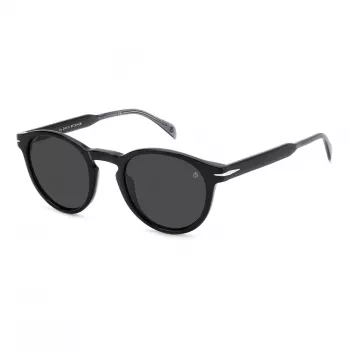 DAVID BECKHAM DB-1111-S-08A Päikeseprillid Meeste Ristkülikukujuline Atsetaatraam Tumehall 50/23/145 mm