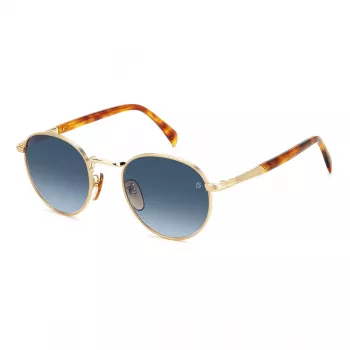 DAVID BECKHAM DB-1116-S-06J Ristkülikukujulised Havana päikeseprillid - rohelised läätsed 51mm