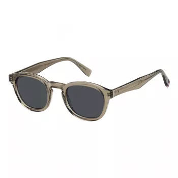 Tommy Hilfiger Meeste Päikeseprillid TH-2031-S-10A Must Ristkülik 49mm