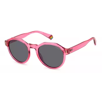 POLAROID PLD6207SMU1 Unisex Päikeseprillid - Polariseeritud kandilise raamiga 52mm