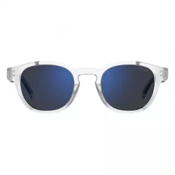 LEVI'S LV-5060-S-2M4 Meeste ristkülikukujulised päikeseprillid Havana raamiga, pruunid läätsed 48mm