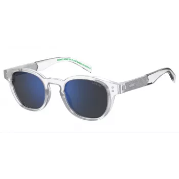 LEVI'S LV-5060-S-2M4 Meeste ristkülikukujulised päikeseprillid Havana raamiga, pruunid läätsed 48mm