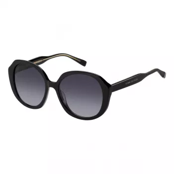 Tommy Hilfiger naiste päikeseprillid TH-2106-S-807 – must raam, hallid läätsed, 54 mm