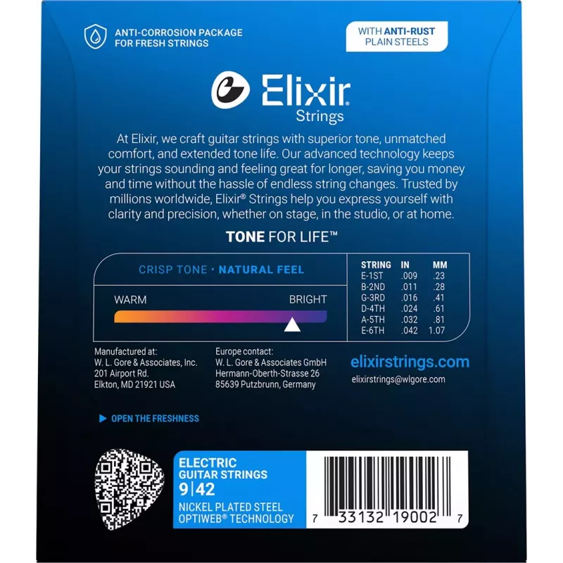 Elixir 12000 Super Light (9-42) PW Electric Guitar Strings