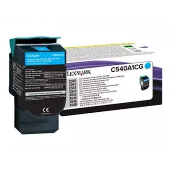 Lexmark C540A1CG Cyan toonerikassett - standardtootlus - printeritele C540, C543, C544, C546, X543, X544, X546, X548