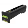 Lexmark 72K0X40 toonerikassett kollane, eriti suure tootlikkusega, CS820 seeria jaoks