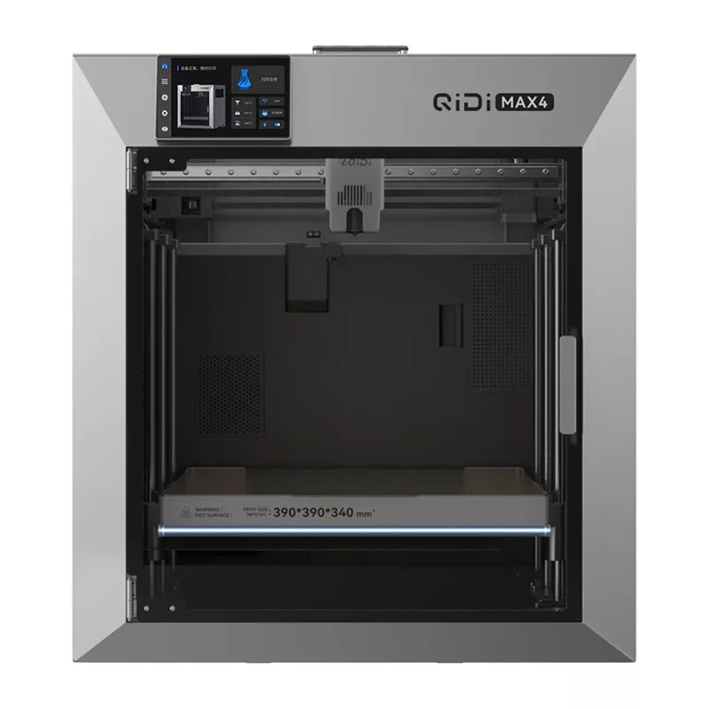 QIDI Max 4 3D Printer - Suureformaadiline FDM 3D-printer 300mm³ ehitusmahuga, CoreXY, Klipper püsivara, otsaajamiga ekstruuder, automaatne nivelleerimine, suletud kamber, Wi-Fi ja Ethernet