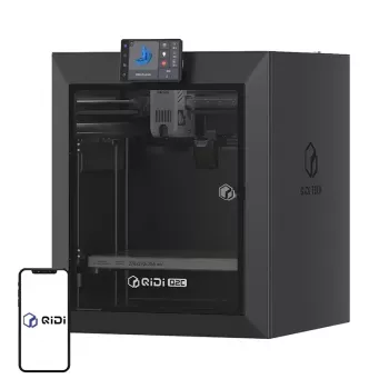 QIDI Q2C 3D Printer - Täielikult suletud FDM-printer 200x200x200 mm ehitusmahuga, otsaajamiga ekstruuder, PEI magnetiline ehitusplaat, Wi-Fi ja puuteekraan