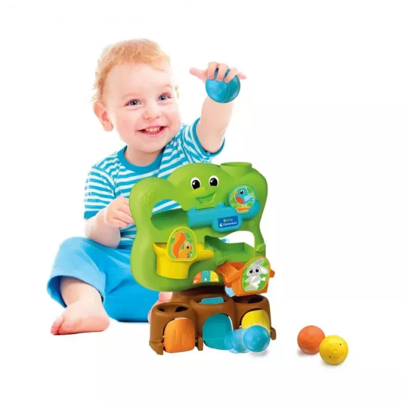 Clementoni Baby Loogiline Mänguasi – Maagiline Värviline Puu Pallidega 17580
