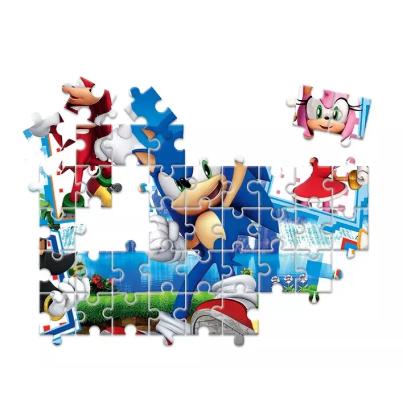 Clementoni Õppekomplekt Pusle, Mäng ja Klotsid Sonic 28389