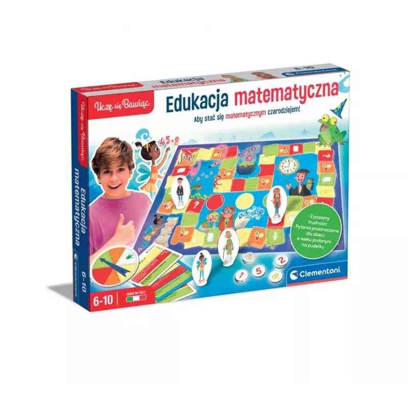 Clementoni Naukowa Zabawa Hariv Lauamäng Matemaatika Õpi Mängides 50778