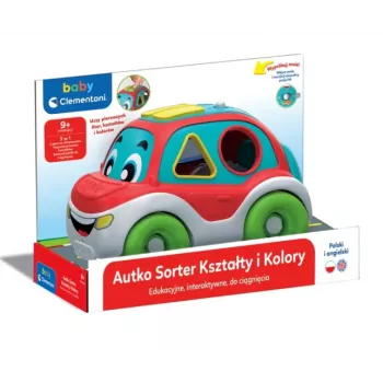 Clementoni Interactive Shape and Color Sorting Car (Poola ja inglise keel) 50808