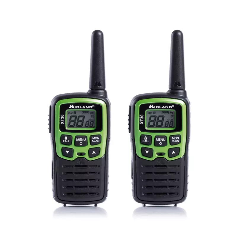 Midland XT30 2x PMR446 kahesuunaline raadiokomplekt roheline