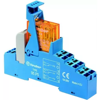Finder FIN 48.P5.7 24V - Sidestusrelee - Push-In 2 vahetuskontaktiga 24 V DC