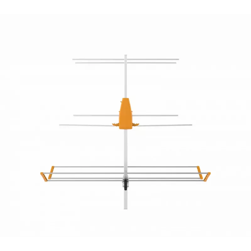 TELEVES Yagi V BIII VHF antenn, 5 elementi, 174-230 MHz, 7,5 dBi, F-tüüpi pistik, välitingimustes, must