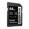 Lexar Professional SILVER PLUS SDXC 64GB mälukaart UHS-I U3 V30 A2