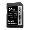 Lexar Professional SILVER PLUS SDXC 64GB mälukaart UHS-I U3 V30 A2