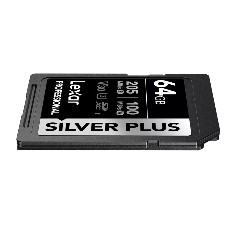 Lexar Professional SILVER PLUS SDXC 64GB mälukaart UHS-I U3 V30 A2